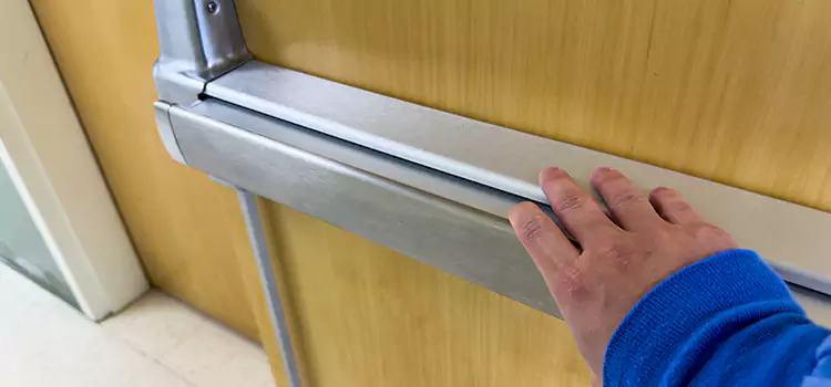 Installing a Push Bar on a Door Mount Vernon