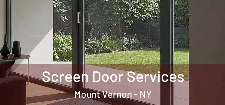 Screen Door Services Mount Vernon - NY